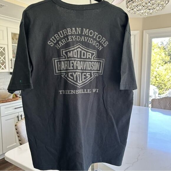 Harley Davidson Men’s Black Tee Shirt NWT - Picture 11 of 13